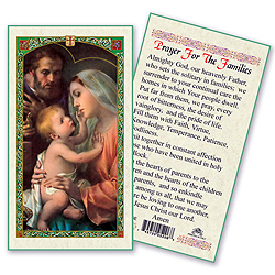 Holy Card-Holy Family