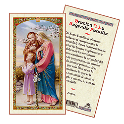 Holy Card-Holy Family