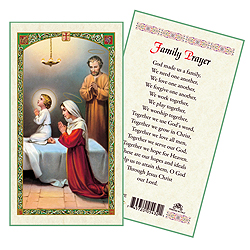 Holy Card-Holy Family