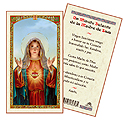 Holy Card-Immaculate Heart