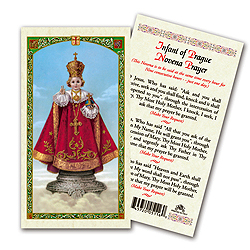 Holy Card-Infant Of Prague, Novena