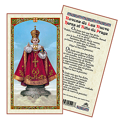 Holy Card-Infant Of Prague, Novena