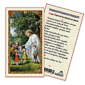 Holy Card-Jesus w/ Children