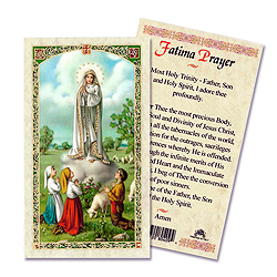 Holy Card-Lady Of Fatima