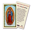 Holy Card-Lady Of Guadalupe