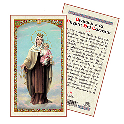 Holy Card-Lady Of Mount Carmel