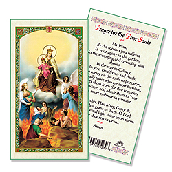 Holy Card-Lady Of Mt Carmel / Poor Souls