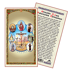 Holy Card-Potencias Africanas