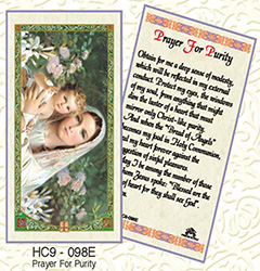 Holy Card-Prayer For Purity