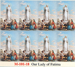 Holy Card-Printed, Lady of Fatima