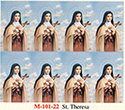 Holy Card-Printed, St Theresa