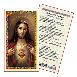 Holy Card-Sacred Heart