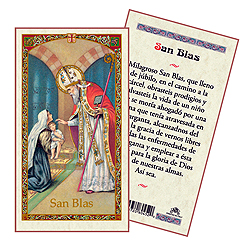 Holy Card-San Blas