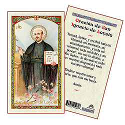 Holy Card-San Ignacio Loyola