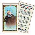 Holy Card-San Padre Pio