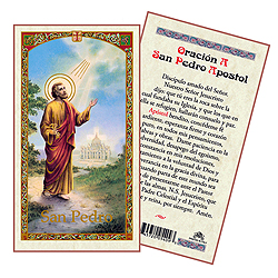 Holy Card-San Pedro Apostol