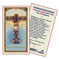 Holy Card-Senor Los Milagros