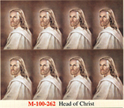 Holy Card-Sheet, Christ