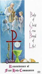 Holy Card-Sheet,  Communion