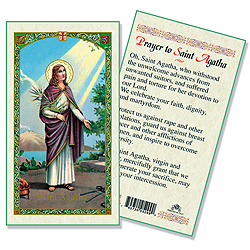 Holy Card-St Agatha