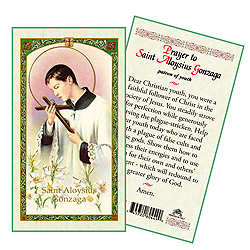 Holy Card-St Aloysius Gonzaga