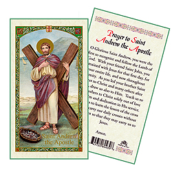 Holy Card-St Andrew