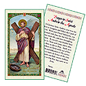 Holy Card-St Andrew