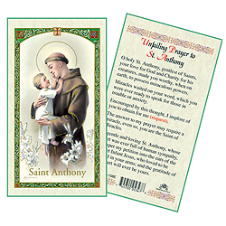 Holy Card-St Anthony