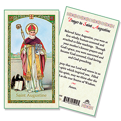 Holy Card-St Augustine