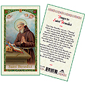 Holy Card-St Benedict