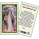 Holy Card-St Catherine Siena