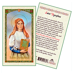 Holy Card-St Dymphna