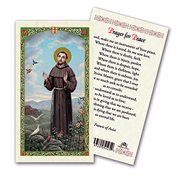 Holy Card-St Francis