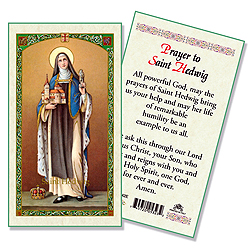 Holy Card-St Hedwig