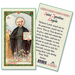 Holy Card-St Ignatius Loyola