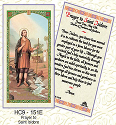 Holy Card-St Isidore