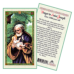 Holy Card-St Joseph