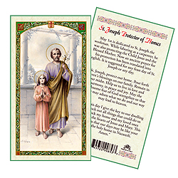 Holy Card-St Joseph