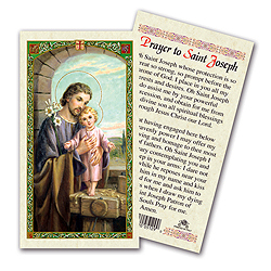 Holy Card-St Joseph