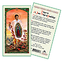 Holy Card-St Juan Diego