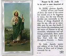 Holy Card-St Jude