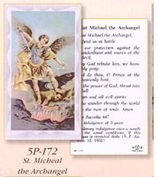 Holy Card-St Michael