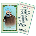 Holy Card-St Pio Pietrelcina