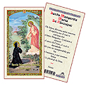 Holy Card-Sta Margarita Maria