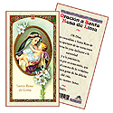 Holy Card-Sta Rosa De Lima