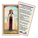 Holy Card-Sta Teresa Los Andes