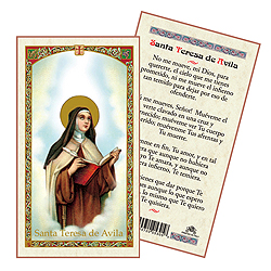 Holy Card-Sta Teresa Of Avila