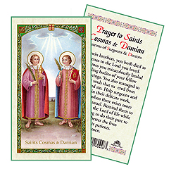 Holy Card-Sts Cosmas & Damian