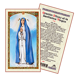 Holy Card-Virgen De Pozo