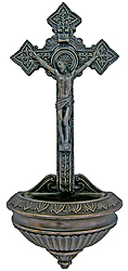 Holy Water Font-Crucifixion